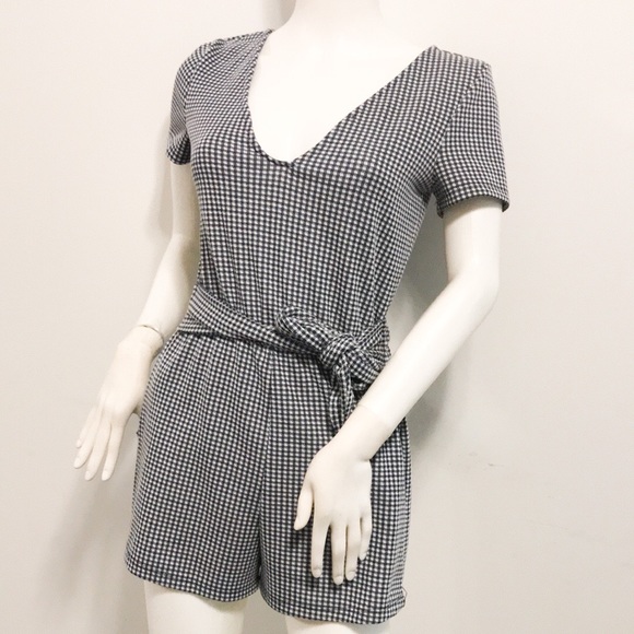 Zara trafulac gingham romper play suit - Picture 2 of 7